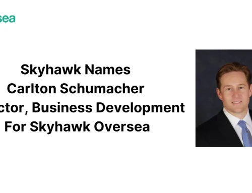 Skyhawk Names Carlton Schumacher Director, Business Development For Skyhawk Oversea