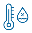 temperature humidity high water sensor icon
