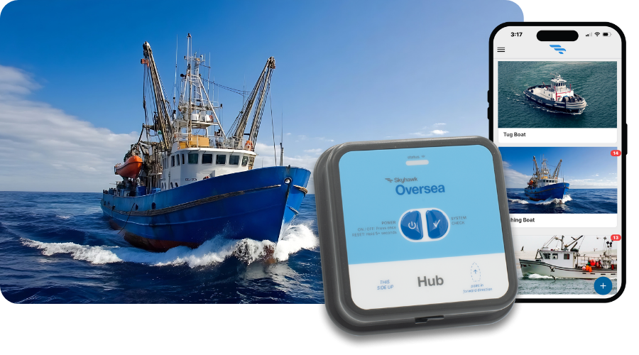 oversea hub commercial fishing vessel