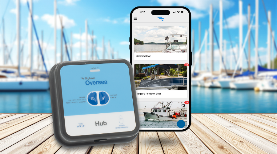 marina monitoring with skyhawk oversea