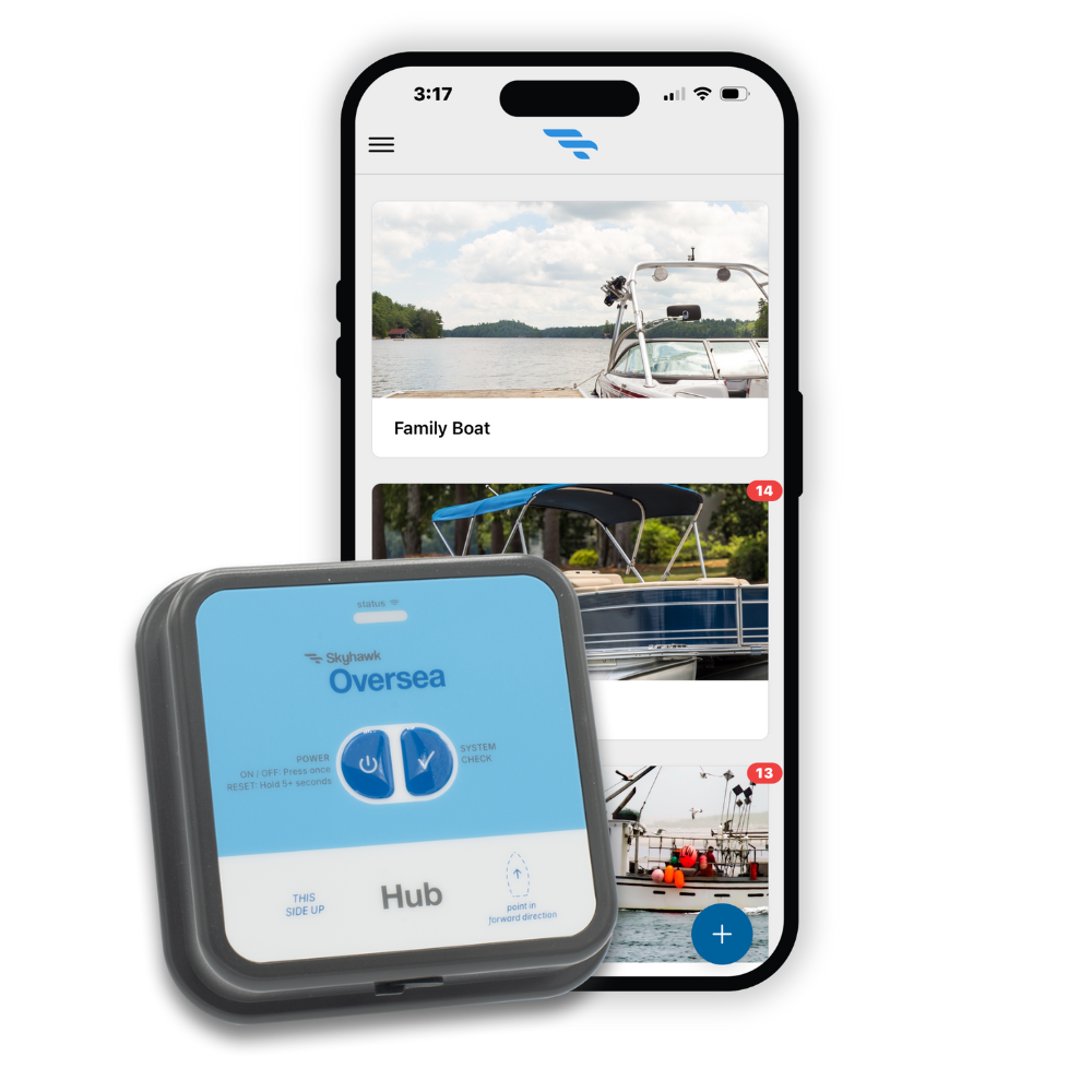 get smart alerts2 skyhawk oversea boat monitoring