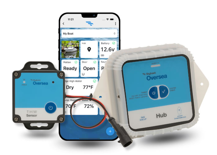 oversea-THW-and-Hub oversea temperature, humidity and water sensor and oversea hub
